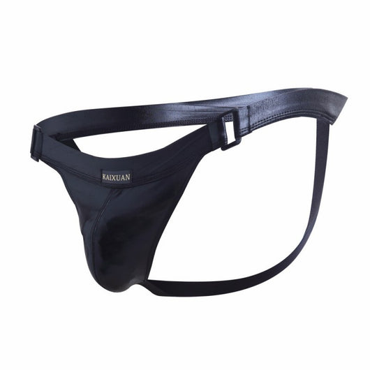 Tanga Clásica de Cuero Sintético para Hombre - Image 10