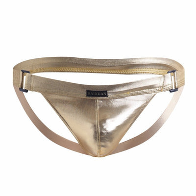 Tanga Clásica de Cuero Sintético para Hombre - Image 12