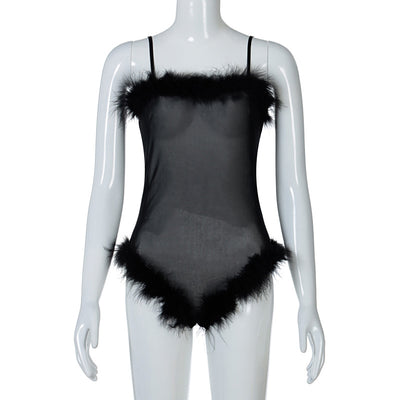 Traje de Baño Enterizo con Red Fruncida para Mujer - Image 11