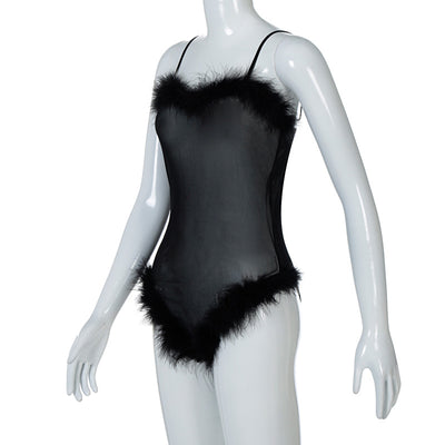 Traje de Baño Enterizo con Red Fruncida para Mujer - Image 12