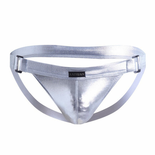 Tanga Clásica de Cuero Sintético para Hombre - Image 15