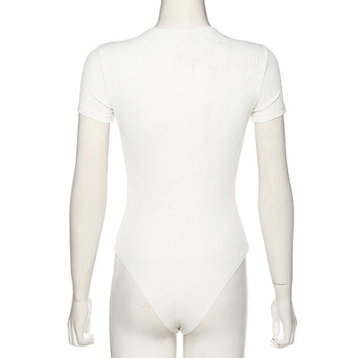 Enterizo Cuello Redondo Bordado Slim - Image 12