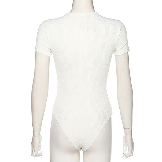 Enterizo Cuello Redondo Bordado Slim - Image 12