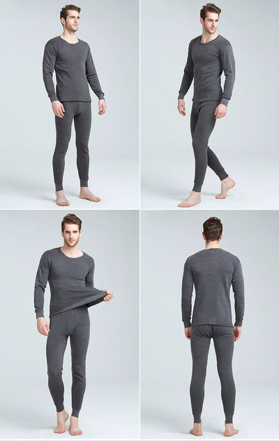 Camiseta Térmica Gruesa con Forro de Felpa para Hombre - Image 18