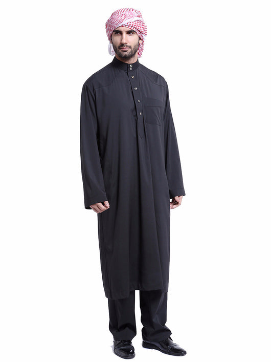 Traje Thobe Árabe para Hombre Muslims Arabia Oriente Medio TH805 - Image 11