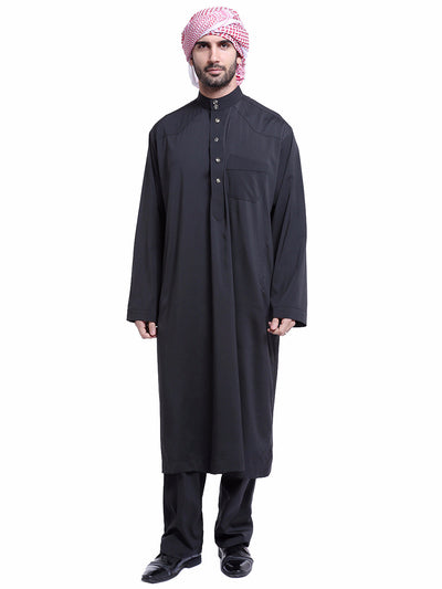 Traje Thobe Árabe para Hombre Muslims Arabia Oriente Medio TH805 - Image 12