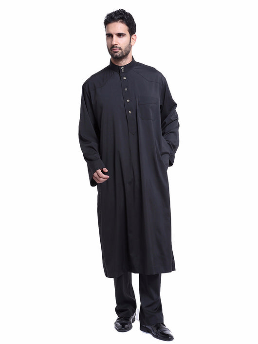 Traje Thobe Árabe para Hombre Muslims Arabia Oriente Medio TH805 - Image 13
