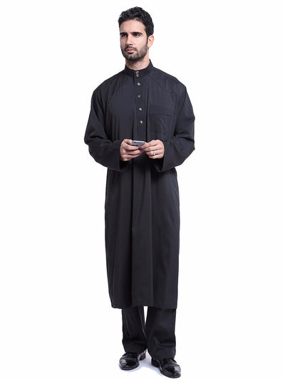 Traje Thobe Árabe para Hombre Muslims Arabia Oriente Medio TH805 - Image 15