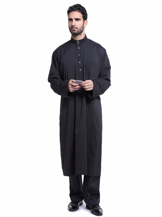 Traje Thobe Árabe para Hombre Muslims Arabia Oriente Medio TH805 - Image 15