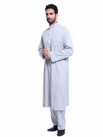 Traje Thobe Árabe para Hombre Muslims Arabia Oriente Medio TH805 - Image 22