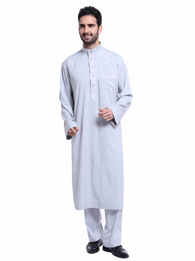 Traje Thobe Árabe para Hombre Muslims Arabia Oriente Medio TH805 - Image 23