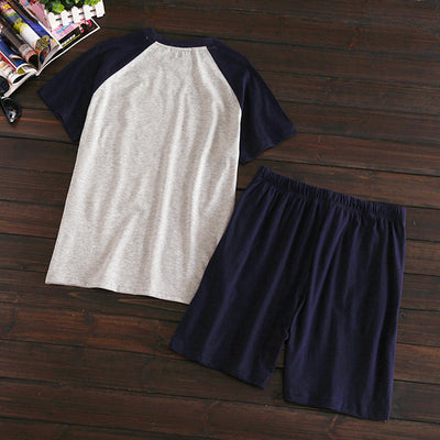 Conjunto de Pijama Corto para Hombre - Cómodo y Fresco para Verano - Image 6