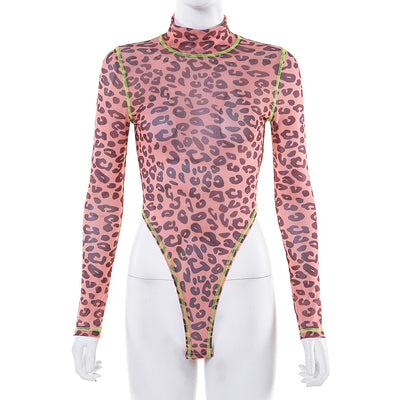 Pijama Enterizo Estampado Leopardo Ajustado - Image 16