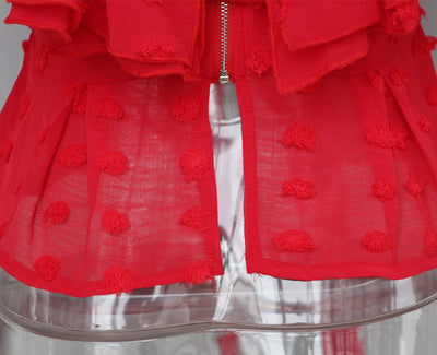 Blusa con Volantes de Encaje Elegante - Image 15
