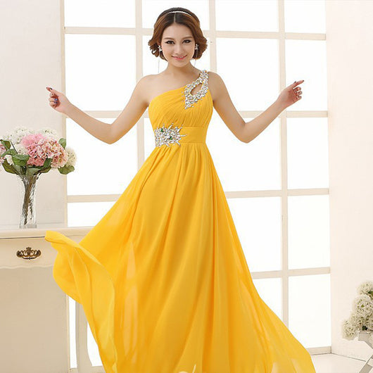 Vestido de Noche Asimétrico Largo para Cena de Gala - Image 9