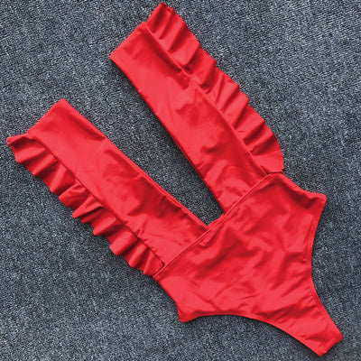 Traje de Baño Escotado con Volantes - Image 23