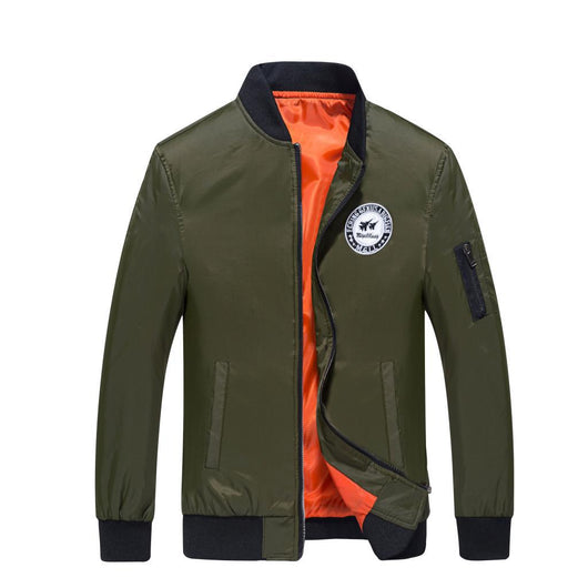 Chaqueta Bomber Casual de Nylon Estilo Béisbol - Image 6