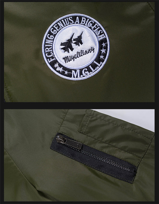 Chaqueta Bomber Casual de Nylon Estilo Béisbol - Image 10