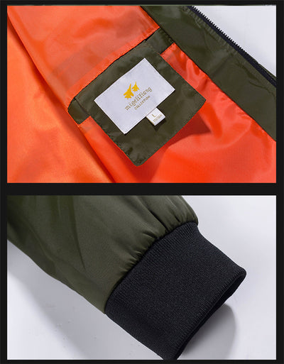 Chaqueta Bomber Casual de Nylon Estilo Béisbol - Image 12