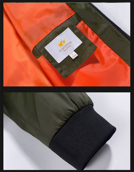 Chaqueta Bomber Casual de Nylon Estilo Béisbol - Image 12