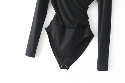 Jumpsuit Largo de Manga Larga con Diseño de Punto de Cruz - Image 17
