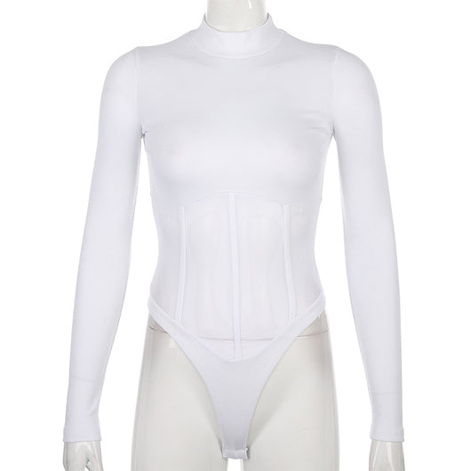 Jumpsuit con Detalles de Malla Estructurada - Image 41