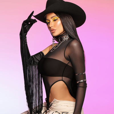 Body de Cuello Alto con Malla Transpirable - Image 11