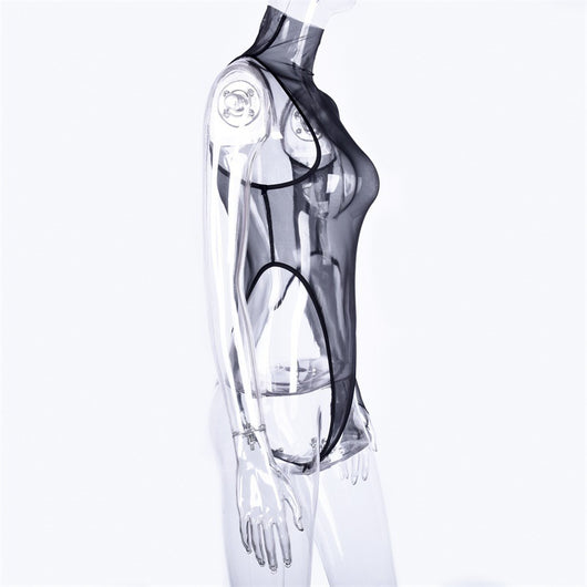 Body de Cuello Alto con Malla Transpirable - Image 15