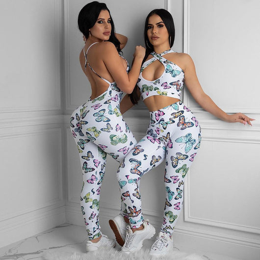 Jumpsuit Espalda Descubierta con Estampado en Cadera - Image 8