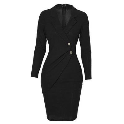 Vestido Largo de Botones con Cintura Marcada - Image 44