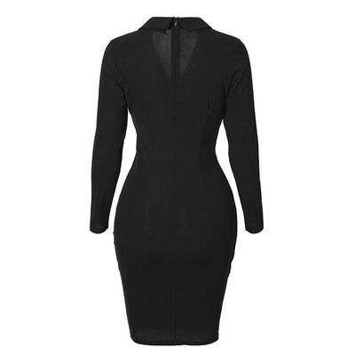 Vestido Largo de Botones con Cintura Marcada - Image 47