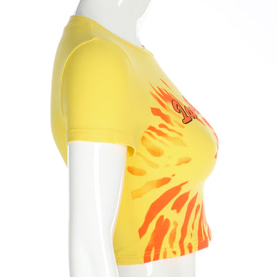 Playera Slim Teñida al Viento con Arte - Image 14
