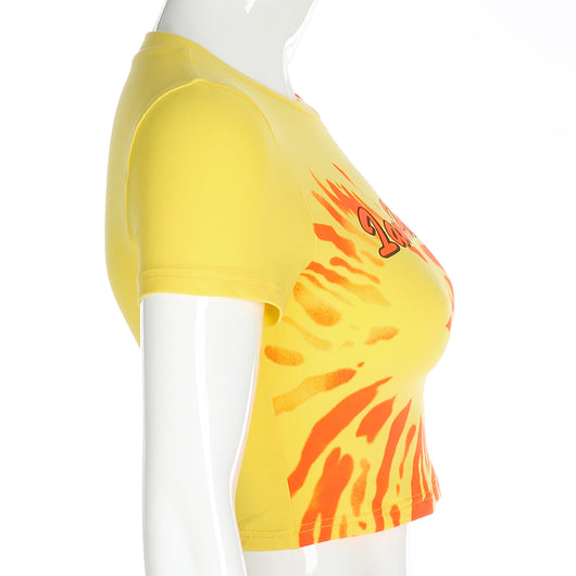 Playera Slim Teñida al Viento con Arte - Image 14