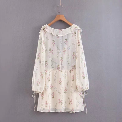 Vestido con Volantes y Cintura Definida - Image 10
