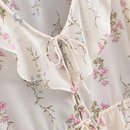 Vestido con Volantes y Cintura Definida - Image 13