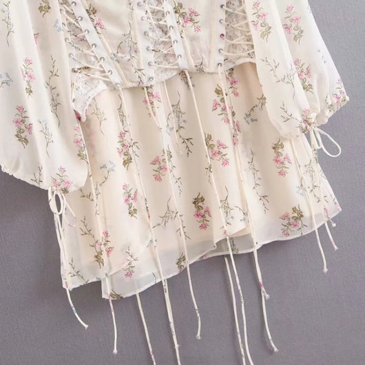Vestido con Volantes y Cintura Definida - Image 16