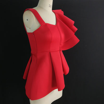 Blusa con Volantes y Diseño Asimétrico - Image 8
