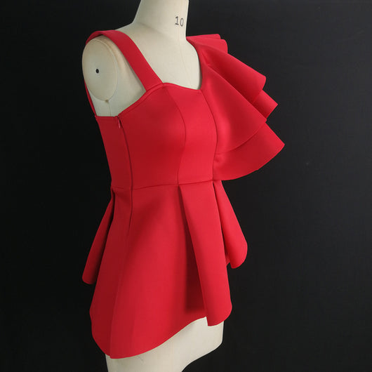 Blusa con Volantes y Diseño Asimétrico - Image 8