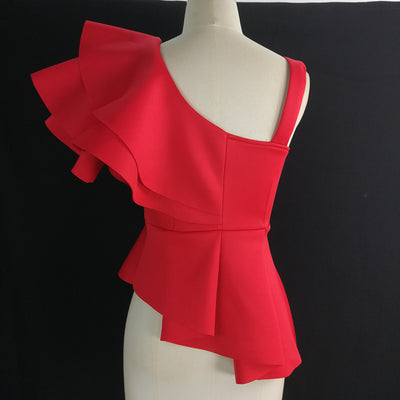 Blusa con Volantes y Diseño Asimétrico - Image 9