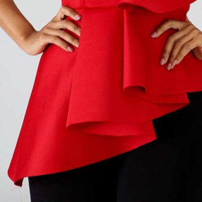 Blusa con Volantes y Diseño Asimétrico - Image 14
