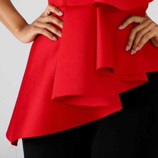 Blusa con Volantes y Diseño Asimétrico - Image 14