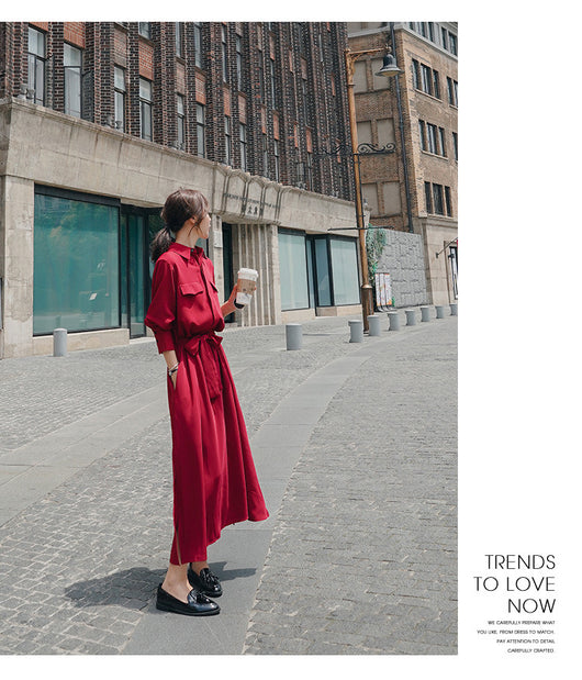Vestido Camisero con Cintura Marcada - Image 16