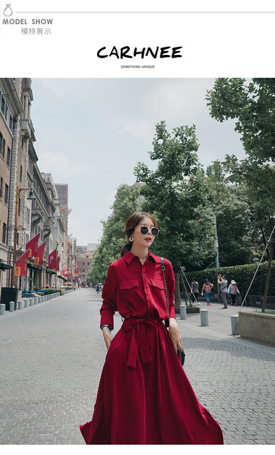 Vestido Camisero con Cintura Marcada - Image 21