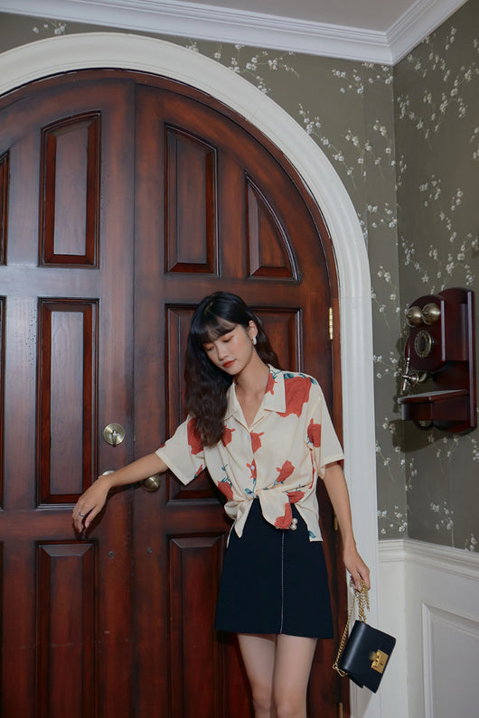 Camisa Estampada Suelta Multiusos con Personalidad - Image 9