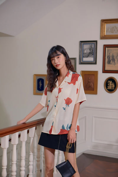 Camisa Estampada Suelta Multiusos con Personalidad - Image 12