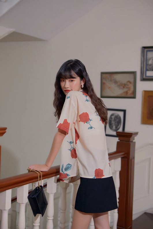 Camisa Estampada Suelta Multiusos con Personalidad - Image 13