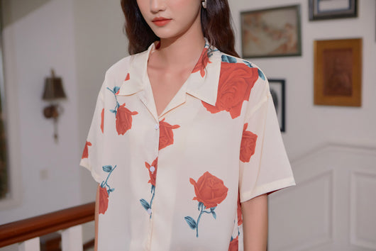 Camisa Estampada Suelta Multiusos con Personalidad - Image 16