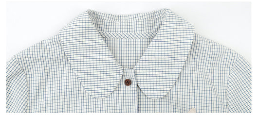 Blusa Larga Francesa de Diseño Independiente con Margaritas Pintadas a Mano - Image 19