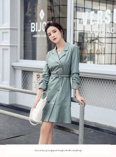 Vestido Sastre Francés Elegante - Image 4
