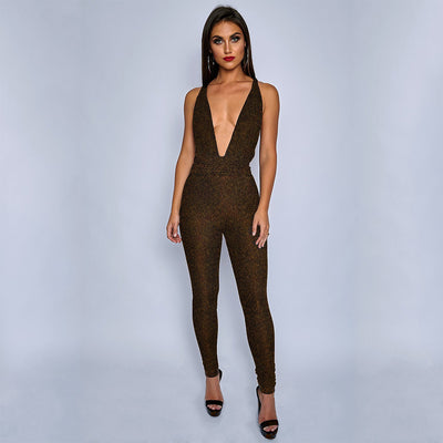 Enterizo de Seda Brillante con Tirantes Sexy - Image 15